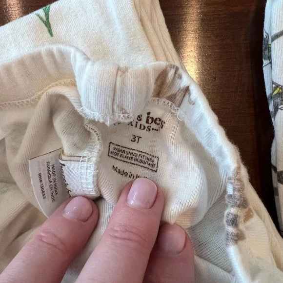 Kids Dinosaur and Animal Pajama Set - Picture 6 of 8